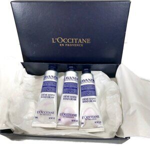 L'Occitane Lavender Essential Oil Hand Cream 30ML Trio Set NEW